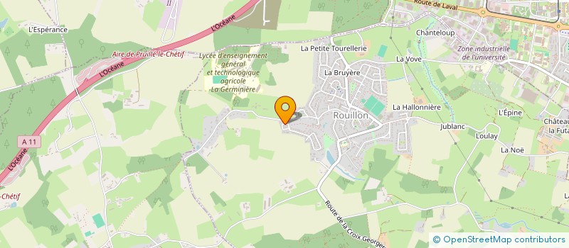 localisation de l'entreprise SAELLE  ROUILLON