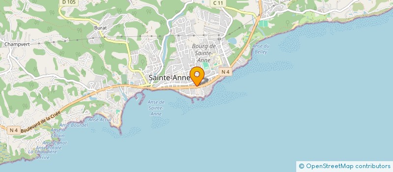 localisation de l'entreprise SAELT VOYAGES à SAINTE-ANNE