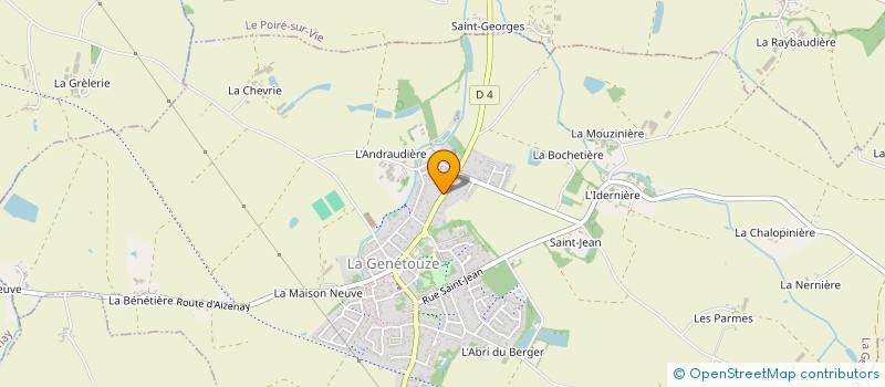 localisation de l'entreprise SAELYO  LA GENETOUZE