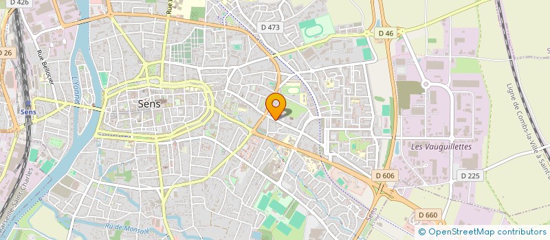 localisation de l'entreprise SAEM CORP à SENS