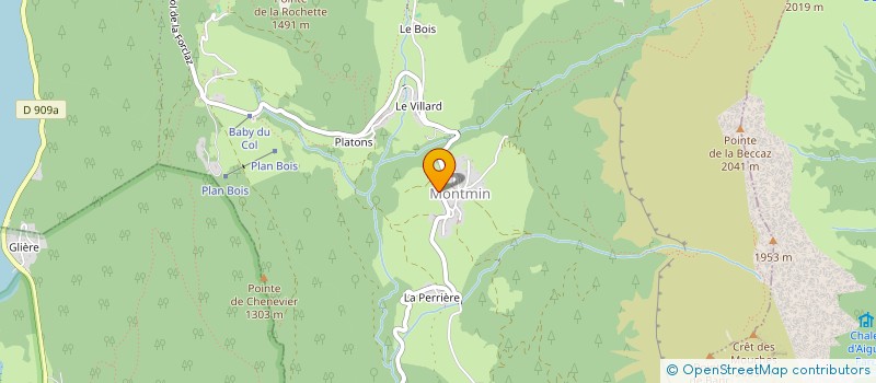 localisation de l'entreprise SAEM DU DEVELOPPEMENT DE MONTMIN à TALLOIRES-MONTMIN