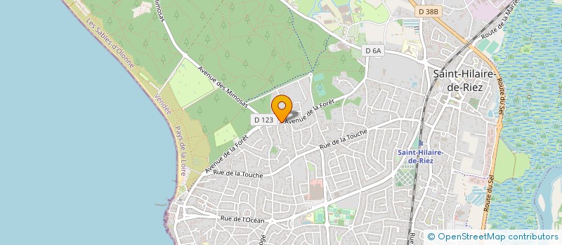 localisation de l'entreprise SAEM SAINT HILAIRE DEVELOPPEMENT  SAINT-HILAIRE-DE-RIEZ