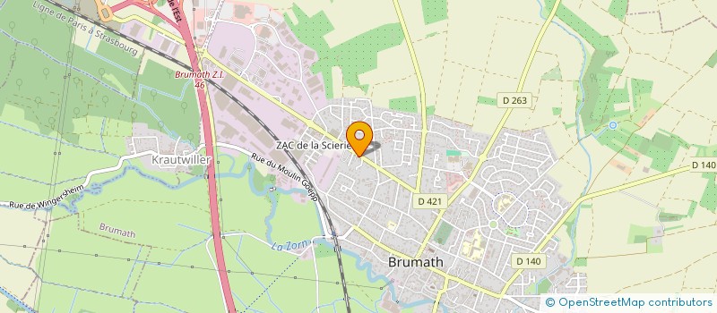 localisation de l'entreprise SAEMANN IMMOBILIER  BRUMATH