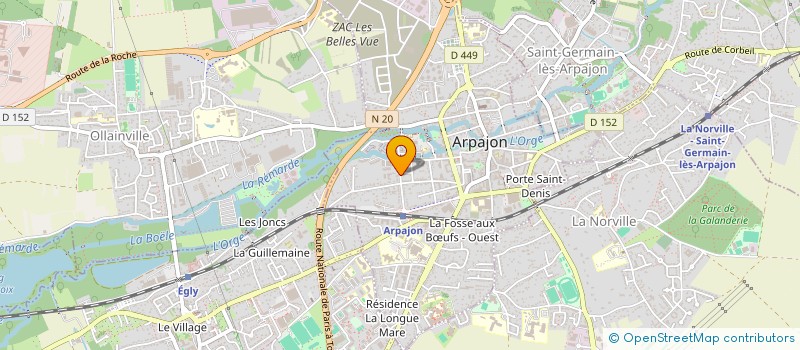 localisation de l'entreprise SAEMING IMMOBILIER  ARPAJON