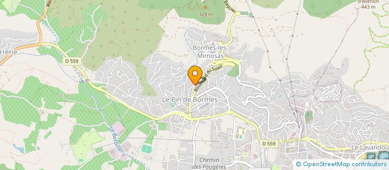 localisation de l'entreprise SAENI à BORMES-LES-MIMOSAS