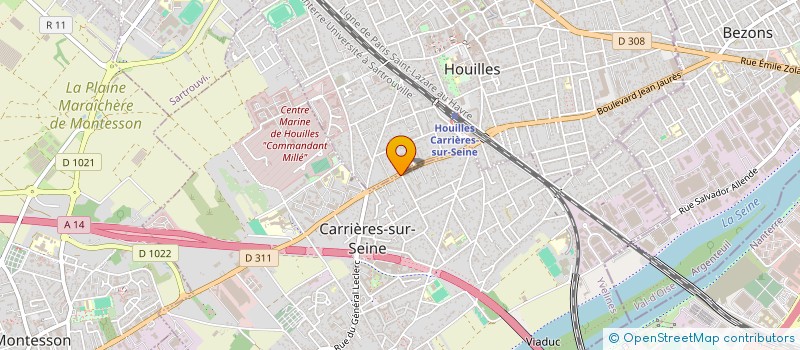 localisation de l'entreprise SAENO  CARRIERES-SUR-SEINE