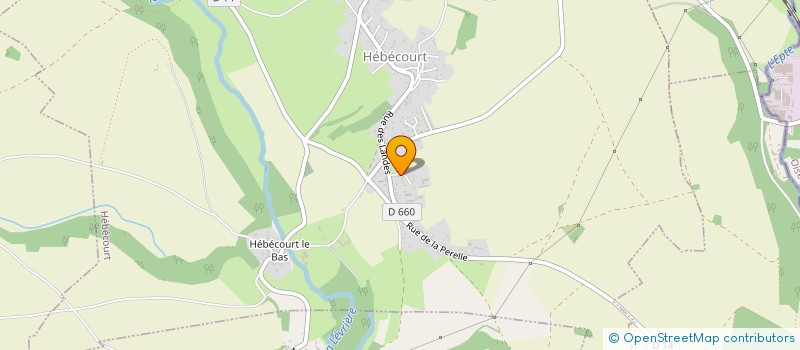 localisation de l'entreprise SAEP D'HEBECOURT à HEBECOURT