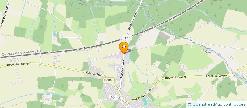 localisation de l'entreprise SAEP DOLLON PERCHE VAIRAIS  DOLLON