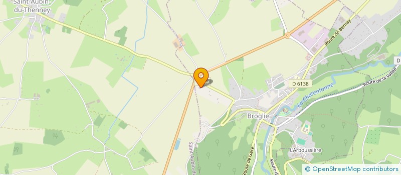 localisation de l'entreprise SAEP DU LIEUVIN ET PAYS D'OUCHE  BROGLIE