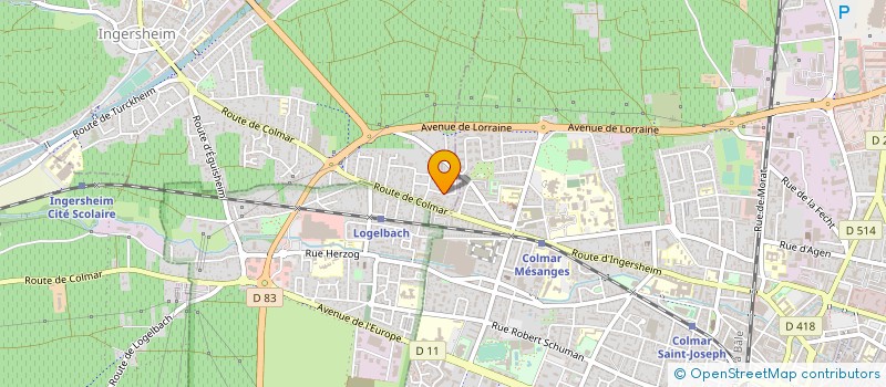 localisation de l'entreprise SAEP-EDITIONS  INGERSHEIM