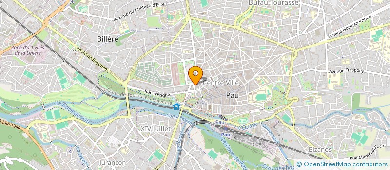 localisation de l'entreprise SAEP SOC ANNONCE EURO PRESSE à PAU