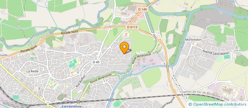 localisation de l'entreprise SAERT à CARCASSONNE