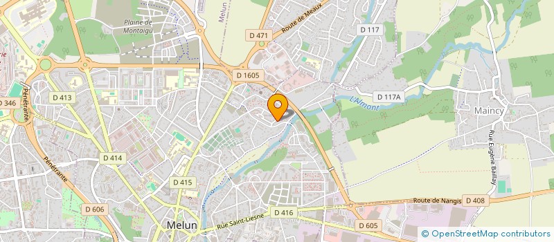 localisation de l'entreprise SAET à MELUN