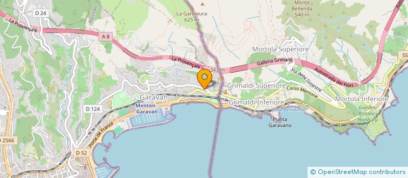 localisation de l'entreprise SAET PLEIN NORD MENTON GARAVAN à MENTON