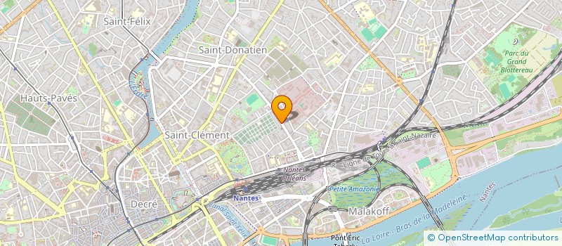 localisation de l'entreprise SAETER à NANTES