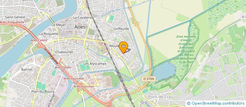 localisation de l'entreprise SAEZ/BONO  ARLES