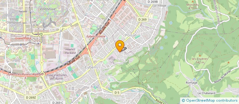 localisation de l'entreprise SAF  EYBENS