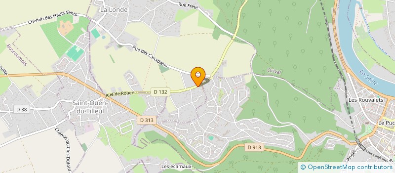 localisation de l'entreprise SAF  LA LONDE