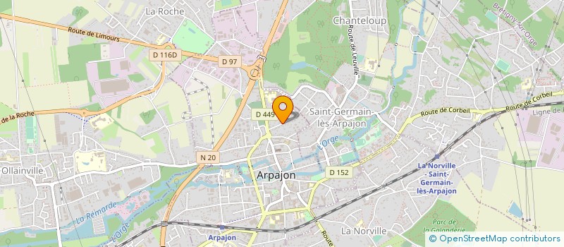localisation de l'entreprise SAF à ARPAJON