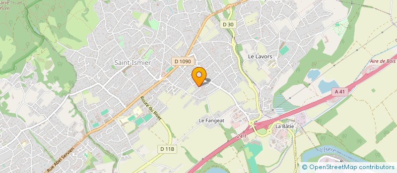 localisation de l'entreprise SAF 88  SAINT-ISMIER