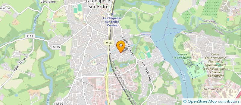 localisation de l'entreprise SAF  CHAPELLE-SUR-ERDRE (LA)