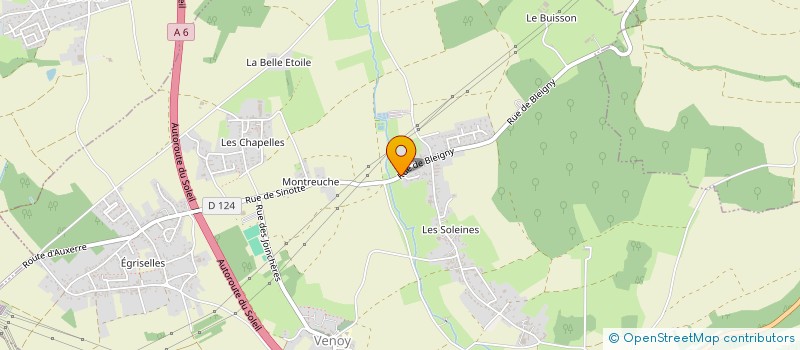 localisation de l'entreprise SAF  VENOY