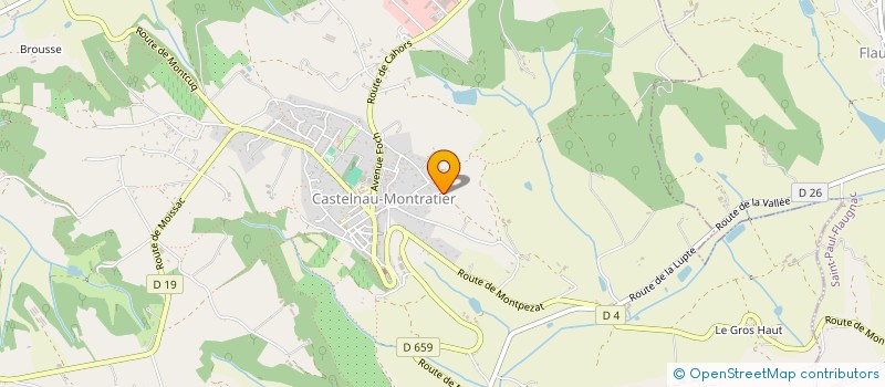 localisation de l'entreprise SAF  CASTELNAU MONTRATIER-SAINTE AL