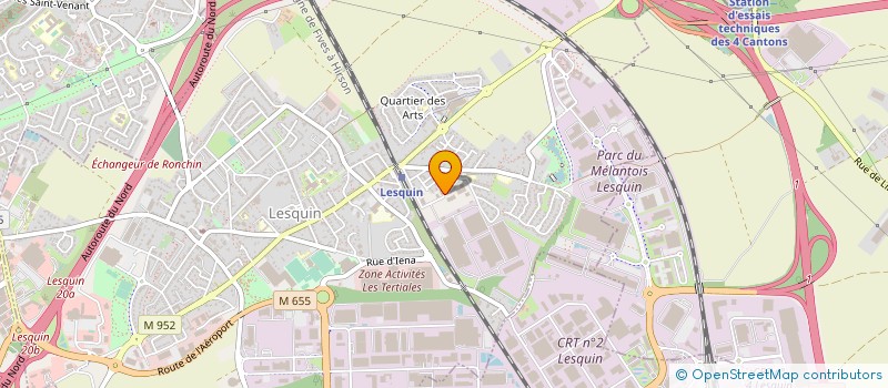 localisation de l'entreprise SAF AUTO à LESQUIN