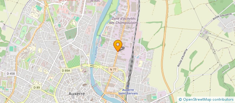 localisation de l'entreprise SAF AUTO ET TRADING à AUXERRE