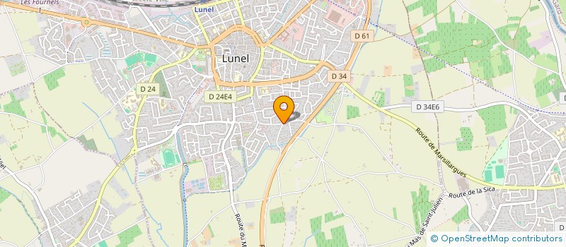 localisation de l'entreprise SAF CONSTRUCTION à LUNEL