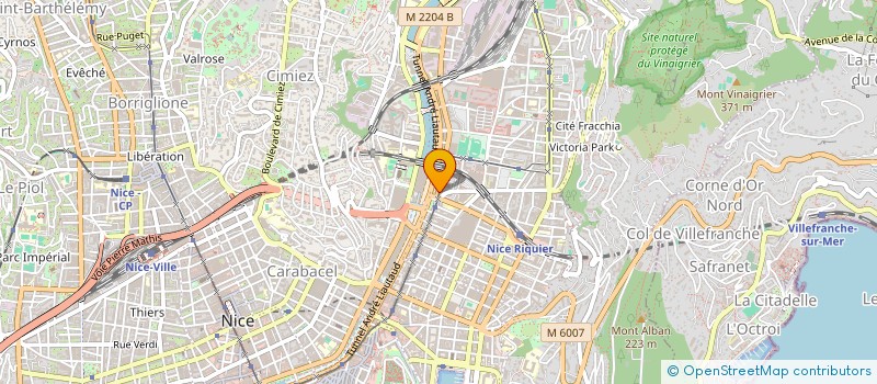 localisation de l'entreprise SAF ELEC à NICE