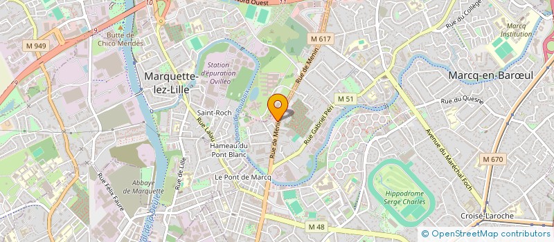 localisation de l'entreprise SAF HOLDING II à MARCQ EN BAROEUL