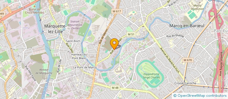 localisation de l'entreprise SAF HOLDING SAS à MARCQ-EN-BARŒUL
