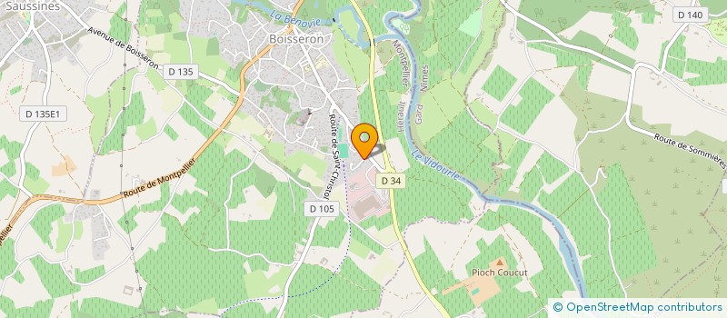 localisation de l'entreprise SAF IMMO  BOISSERON