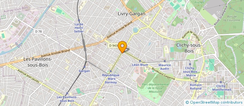 localisation de l'entreprise SAF - ONE à LIVRY-GARGAN