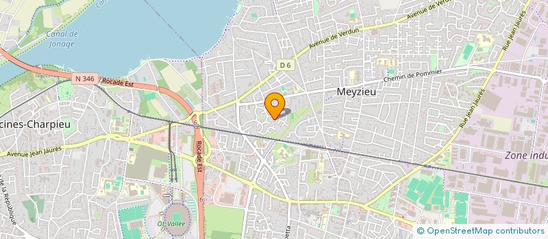 localisation de l'entreprise SAFA  MEYZIEU