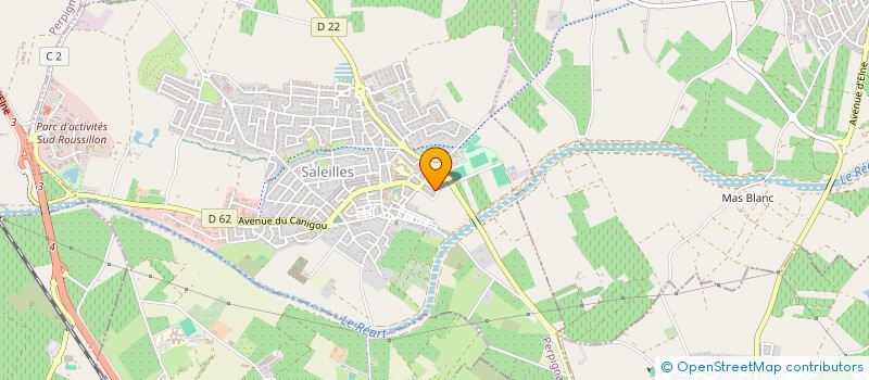 localisation de l'entreprise SAFA  SALEILLES