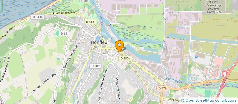 localisation de l'entreprise SAFA à HONFLEUR