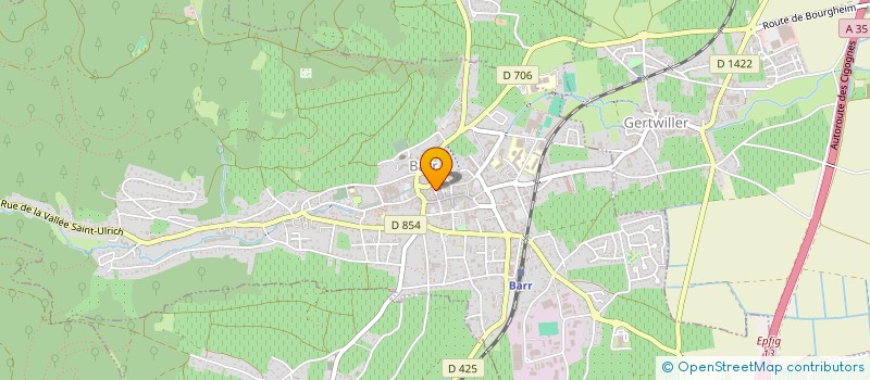 localisation de l'entreprise SAFA  BARR