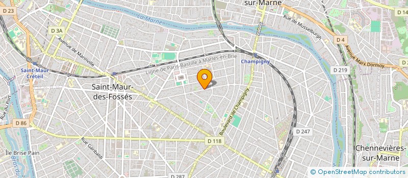 localisation de l'entreprise SAFA à SAINT-MAUR-DES-FOSSES