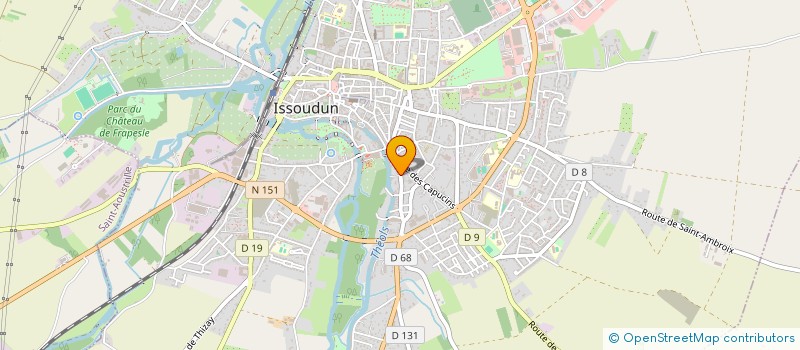 localisation de l'entreprise SAFA DISTRIBUTION à ISSOUDUN