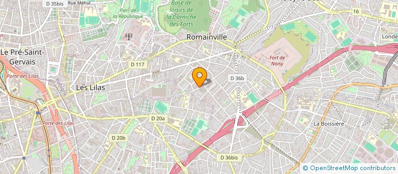 localisation de l'entreprise SAFA ET MARWA à ROMAINVILLE