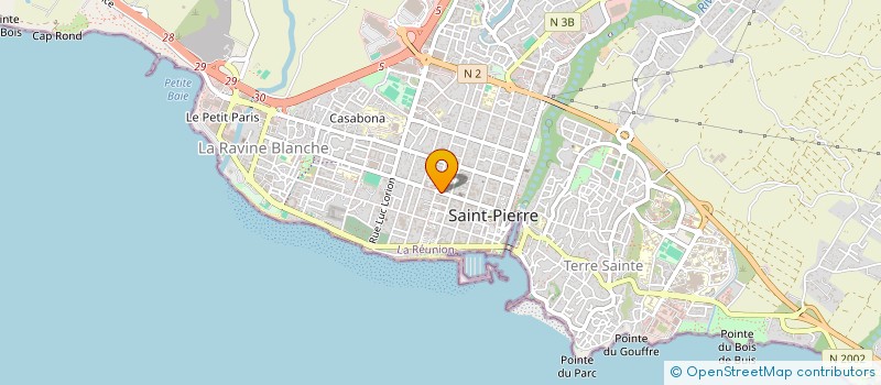localisation de l'entreprise SAFA INVEST à SAINT-PIERRE