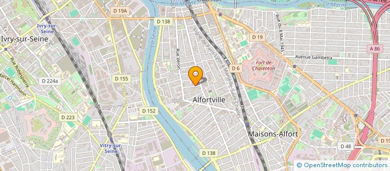 localisation de l'entreprise SAFA PRIMEURS à ALFORTVILLE