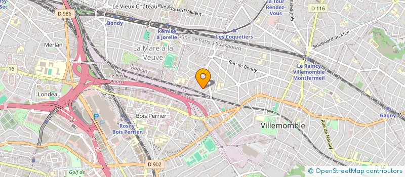 localisation de l'entreprise SAFA TAXIS  VILLEMOMBLE