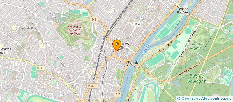 localisation de l'entreprise SAFA-TRANS à SURESNES