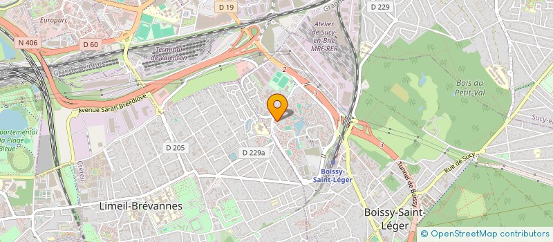 localisation de l'entreprise SAFA TRANS à BOISSY-SAINT-LEGER