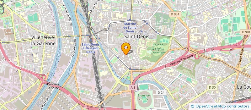 localisation de l'entreprise SAFAA à SAINT-DENIS