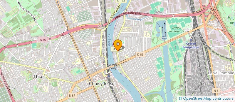 localisation de l'entreprise SAFAC VTC à CHOISY-LE-ROI