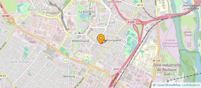localisation de l'entreprise SAFACOM à TOULOUSE